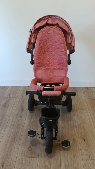 Triciclo evolutivo rosa para niña Kinderkraft