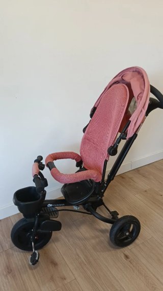 Triciclo evolutivo rosa para niña Kinderkraft