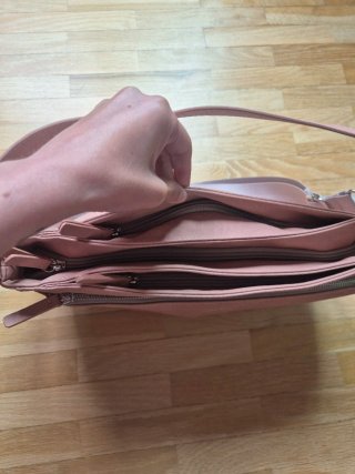 Bolso rosa Stamp asa bandolera y mano