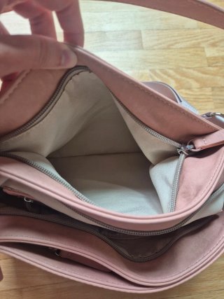 Bolso rosa Stamp asa bandolera y mano
