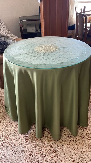 Sillas de salón madera y tela