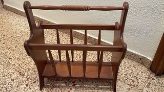 Sillas de salón madera y tela