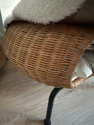 Reposapiés Ikea Gamlehult mimbre