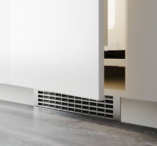 Zócalo de ventilación IKEA METOD acero inoxidable