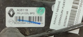CERRADURA PUERTA DELANTERA IZQUIERDA RENAULT MEGA