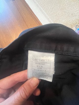 Pantalón Carhartt Davies Negro Talla W32 L32