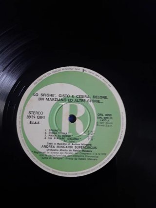 Vinile 33 giri Andrea Mingiardi Supercircus