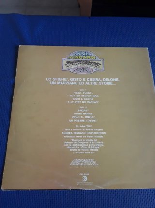 Vinile 33 giri Andrea Mingiardi Supercircus