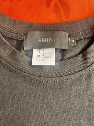 Camiseta AMIRI Negra