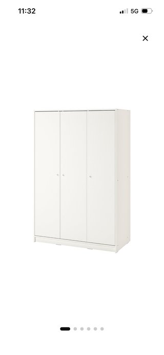 Armario Ikea KLEPPSTAD Blanco
