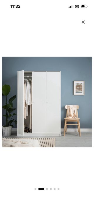 Armario Ikea KLEPPSTAD Blanco