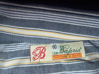 Camisa Bapris España, talla grande.