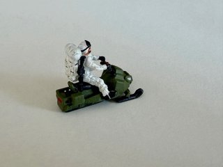 Maqueta rara 1/72 moto nieve cazadores montaña
