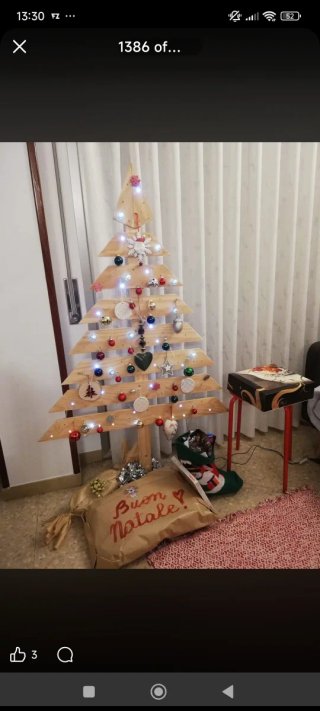 Árbol de Navidad de Madera  Hecho a mano.