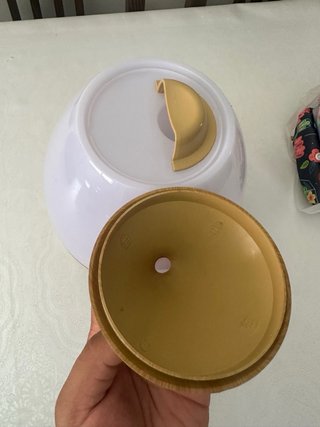 Humidificador ultrasonido madera y blanco