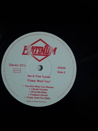 Vinile 33 giri Ike & Tina Turner Crazy 'Bout You B