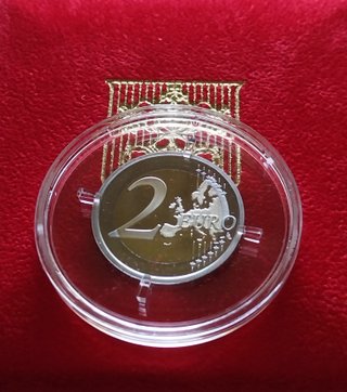 2 euros Vaticano Santo Tomás de Aquino Proof