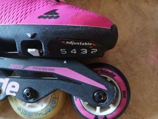 Patines Rollerblade Talla 33-36 Rosa
