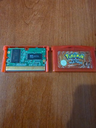 Pokémon Rojo Fuego GBA Edición Española