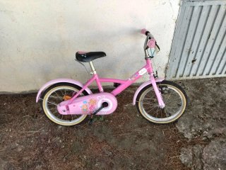 Bicicleta infantil rosa