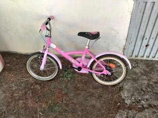 Bicicleta infantil rosa
