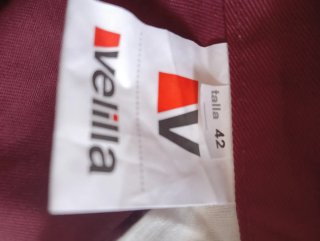 Pantalón de trabajo granate