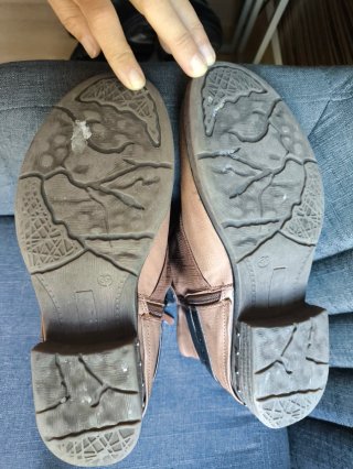 Botines mujer marrones y dorados