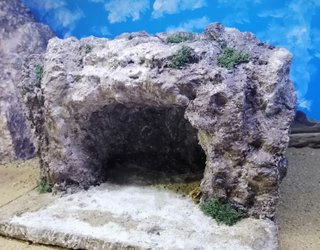 Presepe artigianale Grotta Natività