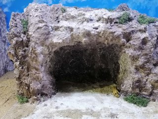 Presepe artigianale Grotta Natività