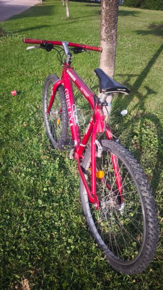 Bicicleta roja Grisley