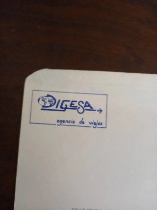 Busta vintage DIGESA  agenzia viaggi Messico
