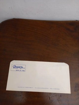 Busta vintage DIGESA  agenzia viaggi Messico