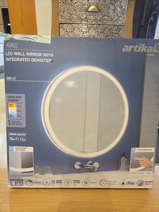 Espejo baño luz LED con desempañable