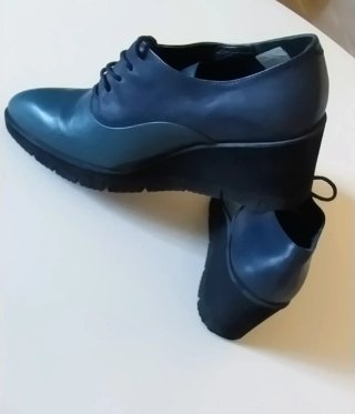 Zapatos Pedro Miralles Piel Azul/Negro