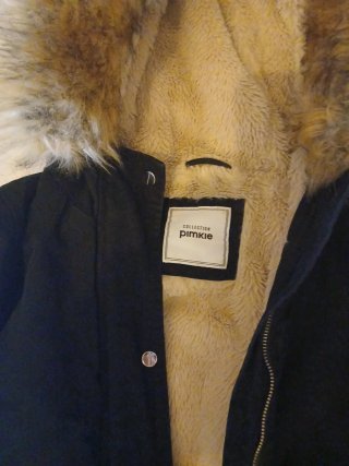 Parka mujer con capucha forrada