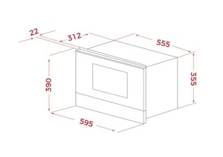 Microondas Teka MS 622 BIS RS Base Cerámica y Gril