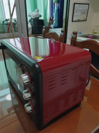 Horno Eléctrico Grill 20L 1380W Negro/Rojo