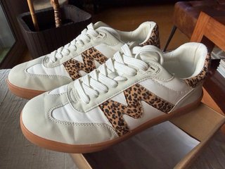 Steve Madden Bambas Animal Print Beige