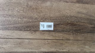 Mesa centro orgánica madera patas negras