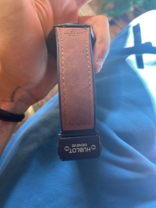 Reloj Hublot Negro y Marrón Cuero