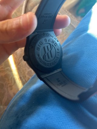 Reloj Hublot Negro y Marrón Cuero