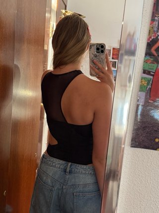 Body Bershka Negro Talla S