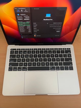 MacBook Pro 13 2017 A1708 Plata