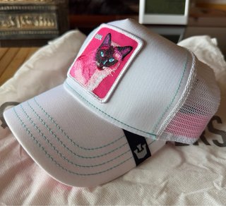 Gorra Caphunters Gato Rosa Cool Edición limitada
