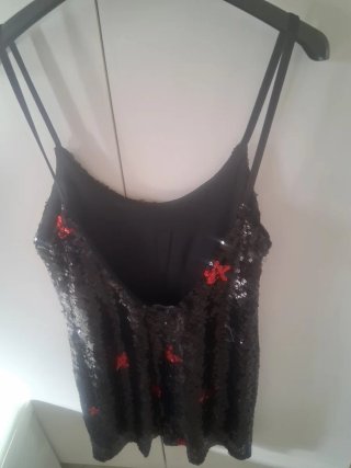 Top paillettes Your Wish is My Command