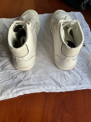 Zara High Top Sneakers Blancas Hombre