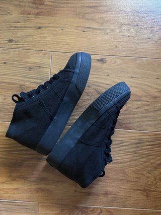 Superga Mujer Plataforma Negras