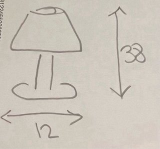 Lámpara de mesa mármol