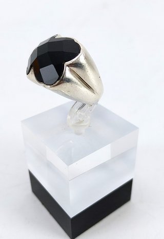 Anillo Plata 925 Tous Icon Ónix Talla 14