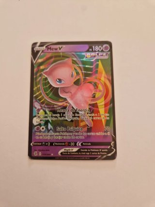Carta Pokémon Mew V Español 113/264